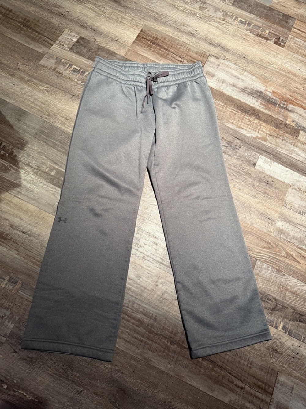 Under Armour Gray Fleece Joggers with Drawstring Waist